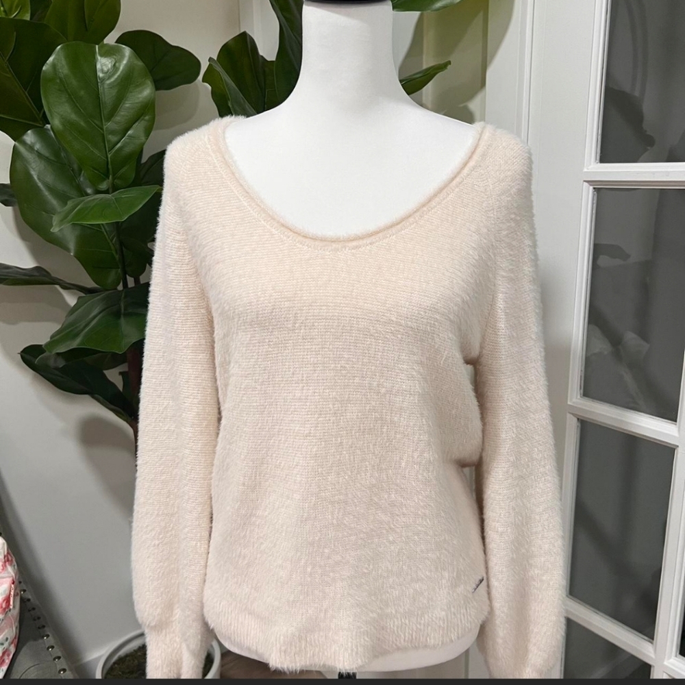 Cream cozy Abercrombie & Fitch sweater Soft A&F Collection
